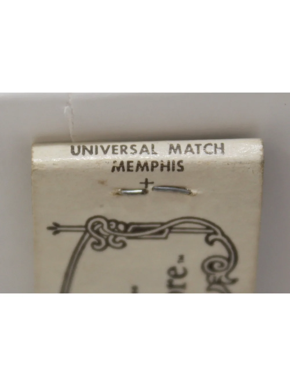 Vintage 70s Matchbook The Spaghetti Store Memphis, Tennessee Italian Restaurant